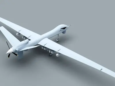 PLA Wing Loong UAV 3D model