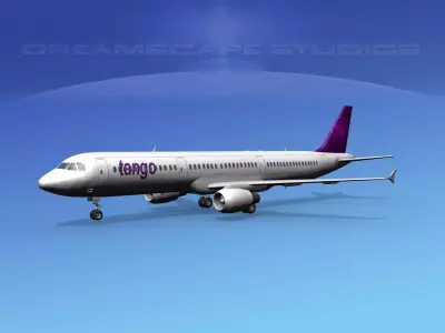 Airbus A321 Tango 3D model
