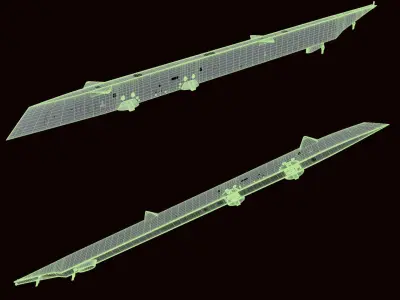 Pylones for Fuel Tanks 3D model