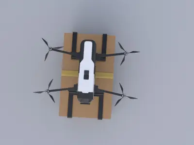 Delivery Drone 3D model