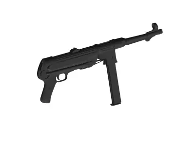 MP40 submachine guns 3D model