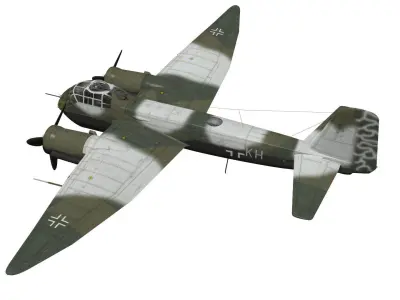 Junkers Ju 188 A-2 3D model
