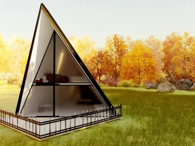 Tent House Free 3D model