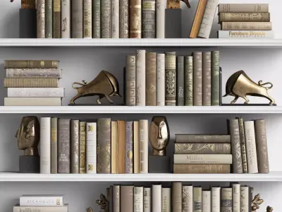 Classic Books 03 3D model