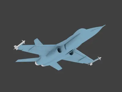 YF-17 LWF 3D print model