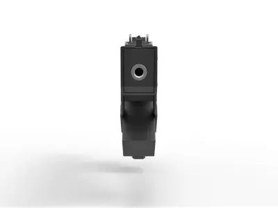 Submachine gun modified MAC-10 from the movie Blade 2 2002 3D model