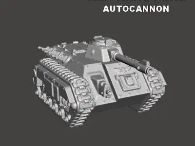 6MM 8MM SCALE IMPERIAL GUARDIANS APC TANKS MINIATURE MODELS GAME 3D print model