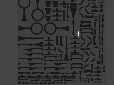 Drone 3D Model flying in air Low-poly 3D model