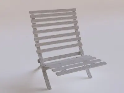 chair folding Free 3D model