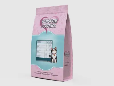 Whisker Lovers Low-poly 3D model