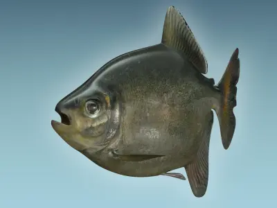 Bawal Fish 3D model