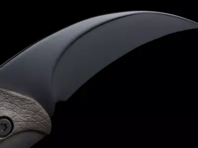 Karambit Tactical Combat Knife - Indonesian Kerambit Blade 3D model