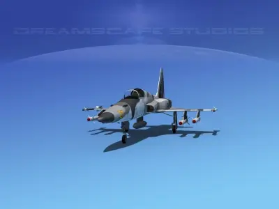 Northrop F-5E Tiger V12 Navy 3D model