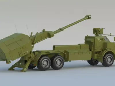 Archer Artillery System 3D model