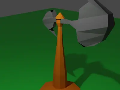 Ring Axe Free 3D model