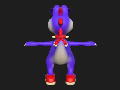 Boshi from Super Mario Low-poly 3D model
