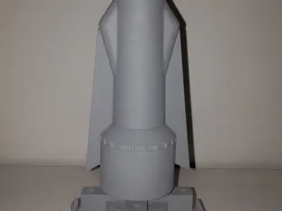 THUNDERBIRD 1 rocket 3D print model
