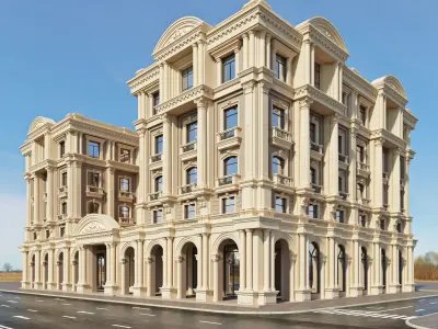 Commercial building 2 3D model