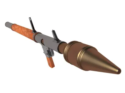 RPG 2 Rocket Propelled Grenade Launcher 3D model