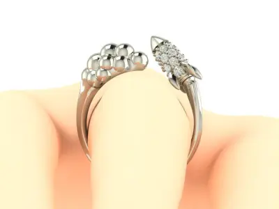 DIAMOND RING 3D print model