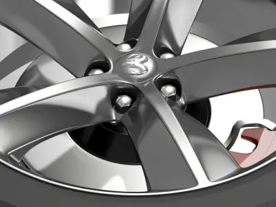 Dodge Challenger SRT8 wheel 3D model