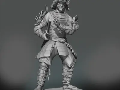 Samurai 3D print model