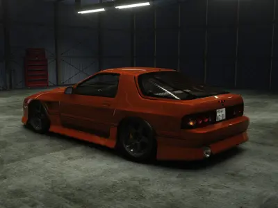 BN Sports Type 1 RX7 FC Bodykit Low-poly 3D model