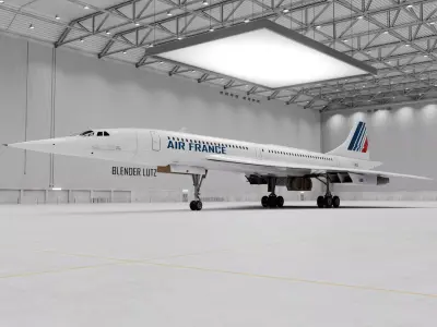 Concorde 3D model