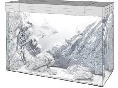 Aquarium box 3D model