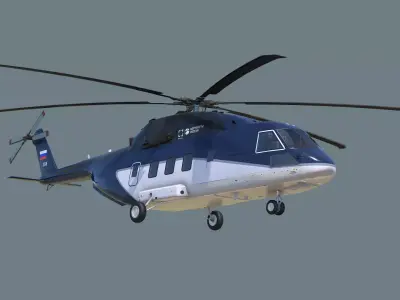 Mi-38 helicopter 3D model