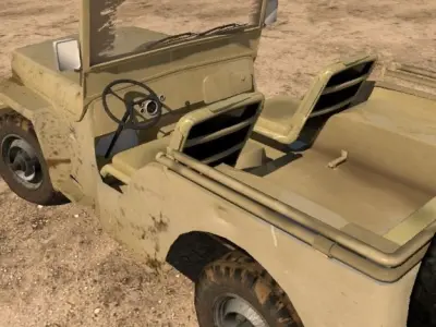 Jeep KM Free 3D model