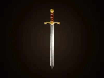 Customizable Medieval Sword - Ancient Weapon 3D model
