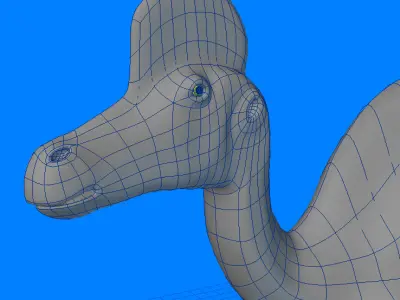 Corythosaurus dinosaur 3D model