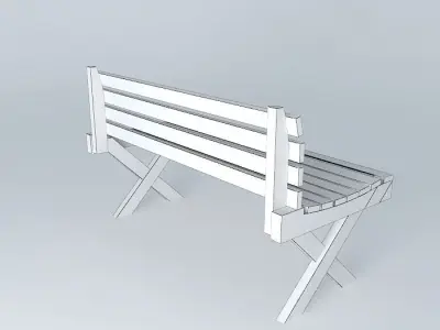 Bank Garden Free 3D model