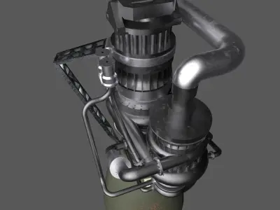Raptor Engine  3D model