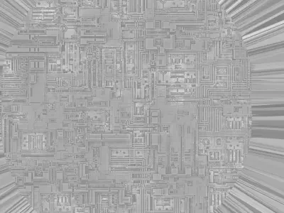 Star Wars Coruscant inspired City Senators buildings 3D model 3D model