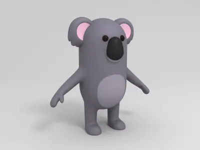 Cartoon Koala 3D model