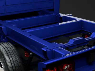 Ram Promaster Cargo Chassis Truck Crew Cab 3450 WB 2019 3D model