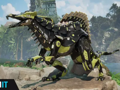 SciFi Dinosaur6 Low-poly 3D model