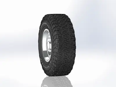 Wheels Us Mags Indy U101 17inch for scale model 3D print model