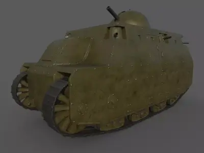 Fiat 2000 3D model