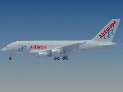 Air Europa Model Airbus A380 3D model