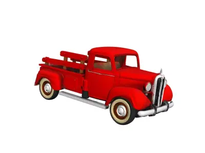 1935 Farm Style Pickup Truck Vintage Utility Vehicle 3D model