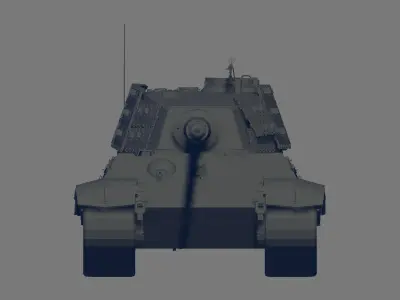 Tiger II H Sla 16 3D model