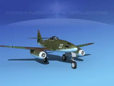 Messerschmitt ME-262A1 Swallow V10 3D model