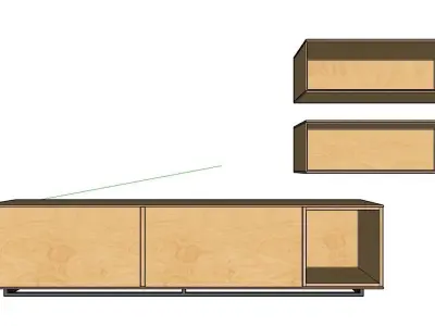 TV furniture 3D model