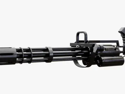 Minigun A134 3D model