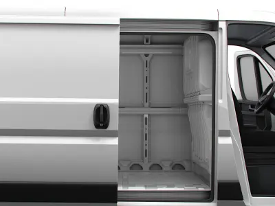 Toyota ProAce E Max Van L2H1 HQ Interior 2025 3D model