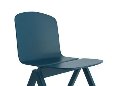 Copenhague chair and desk by Ronan Erwan Bouroullec Free 3D model