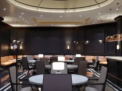 LUXURY RESTAURANT FULL 3D SCENE Free 3D model